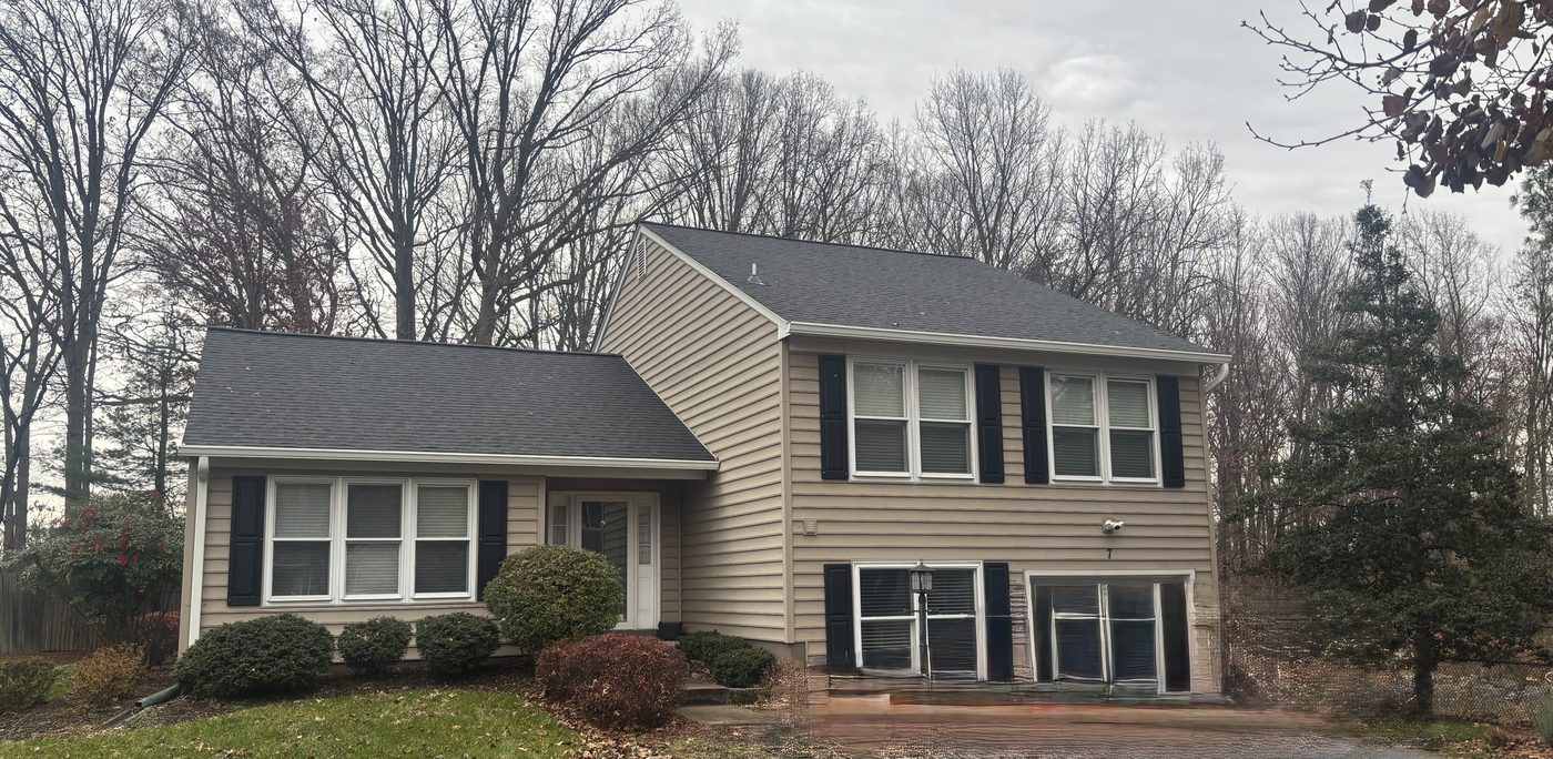 Hail damage roof replacement Timonium Maryland